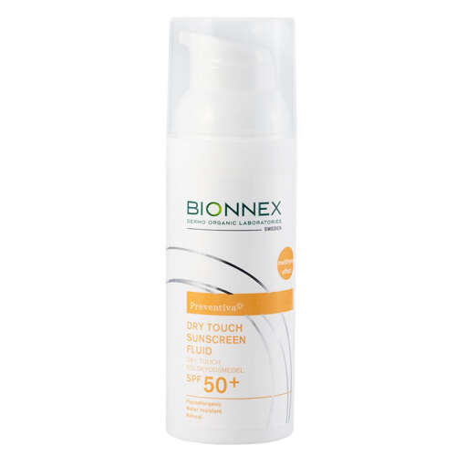 Bionnex Preventiva Dry Touch Sunscreen Fluid Yüz ve Boyun SPF 50 50 ml - 1