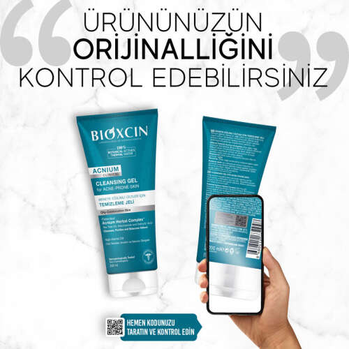 Bioxcin Acnium Akneye Eğilimli Ciltler İçin Temizleme Jeli 200 ml - 10