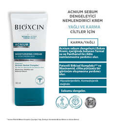 Bioxcin Acnium Sebum Dengeleyici Nemlendirici Krem 50 ml