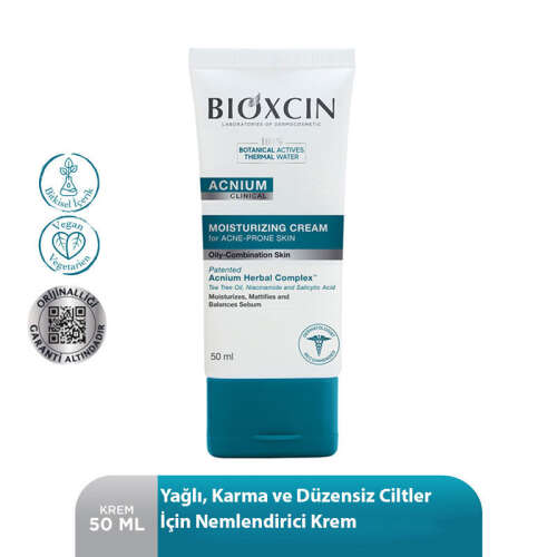 Bioxcin Acnium Sebum Dengeleyici Nemlendirici Krem 50 ml - 6