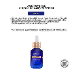 Bioxcin Age Reverse Kırışıklık Karşıtı Gece Serumu 30 ml - 3