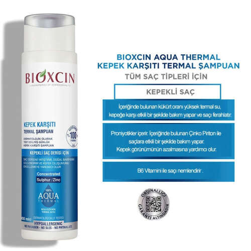 Bioxcin Aqua Thermal Kepek Karşı Etkili Şampuan Seti 200 ml + 300 ml - 5