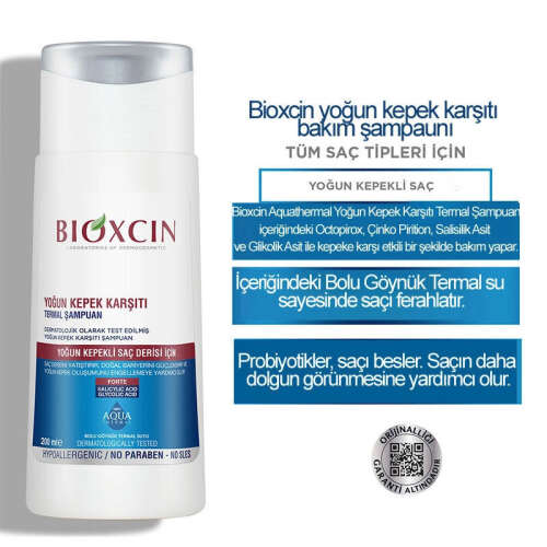 Bioxcin Aqua Thermal Kepek Karşı Etkili Şampuan Seti 200 ml + 300 ml - 6