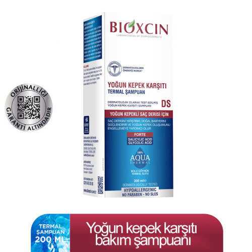 Bioxcin Aqua Thermal Yoğun Kepek Karşıtı Şampuan Ds 200ml - 5