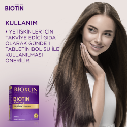 Bioxcin Biotin 5000 mcg Takviye Edici Gıda 30 Tablet - 1 ALANA 1 BEDAVA - 7