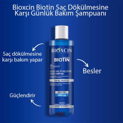 Bioxcin Biotin 5000 mg Çinko 15 mg ALANA Biotin Şampuan 300 ml HEDİYE - 6