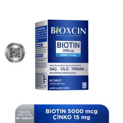 Bioxcin Biotin 5000 mg Çinko 15 mg ALANA Biotin Şampuan 300 ml HEDİYE - 11