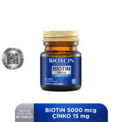 Bioxcin Biotin 5000 mg Çinko 15 mg ALANA Biotin Şampuan 300 ml HEDİYE - 12