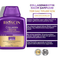 Bioxcin Collagen Biotin Saç Dökülmesine Karşı Şampuan 300 ml 2x300 ml