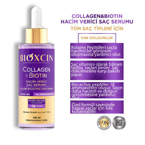 Bioxcin Collagen Biotin Saç Serumu 100 ml - 4