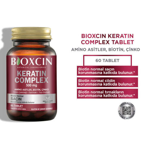 Bioxcin Forte Keratin Complex Tablet Takviye Edici Gıda 60 Tablet - 4