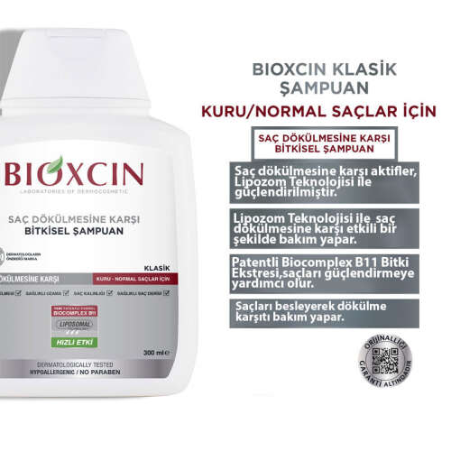 Bioxcin Genesis Kuru ve Normal Saçlar için Şampuan 3 x 300ml | 3 AL 2 ÖDE - 5