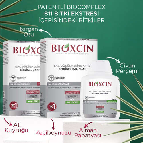 Bioxcin Genesis Saç Dökülmesine Karşı Şampuan 300ml (Yağlı Saçlar) - 5