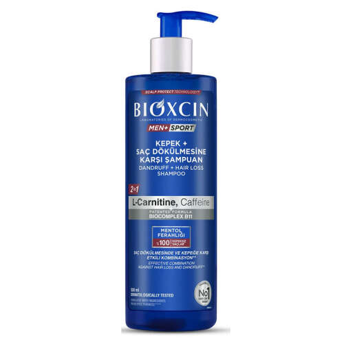 Bioxcin Men Sport Kepe ve Saç Dökülmesine Karşı Şampuan 500 ml - 1