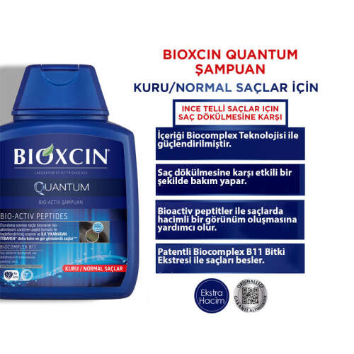 Bioxcin Quantum Şampuan 3al 2öde (Kuru-Normal Saçlar) - 5