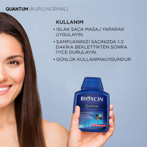 Bioxcin Quantum Şampuan 3al 2öde (Kuru-Normal Saçlar) - 7