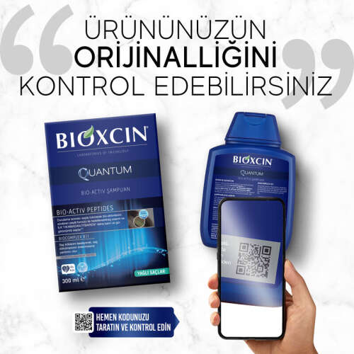 Bioxcin Quantum Yağlı Saçlar İçin Şampuan 300ml - 9