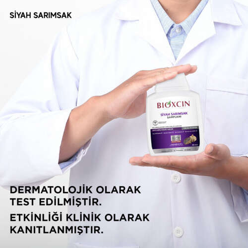 Bioxcin Saç Dökülmesine Karşı Siyah Sarımsak Şampuanı 300 ml - 8