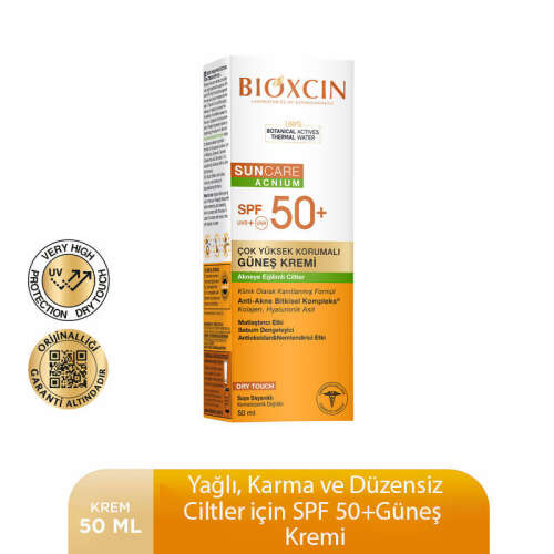 Bioxcin Sun Care Düzensiz Ciltler için Spf 50 Güneş Kremi 50 ml - 4