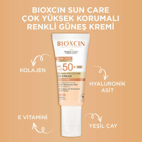 Bioxcin Sun Care Kuru Ciltler için Güneş Kremi SPF 50+ 50 ml - Renkli - 4