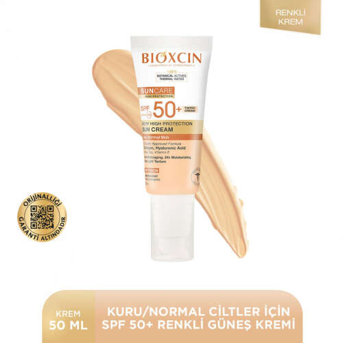 Bioxcin Sun Care Kuru Ciltler için Güneş Kremi SPF 50+ 50 ml - Renkli - 5