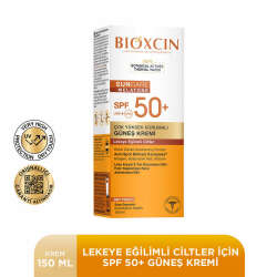 Bioxcin Sun Care Lekeli Ciltler için Güneş Kremi SPF 50+ 150 ml - 3