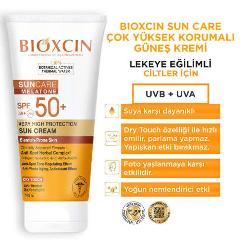 Bioxcin Sun Care Lekeli Ciltler için Güneş Kremi SPF 50+ 150 ml - 6