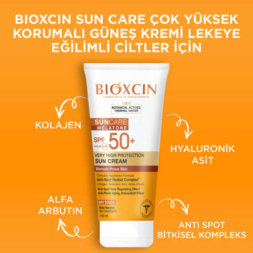 Bioxcin Sun Care Lekeli Ciltler için Güneş Kremi SPF 50+ 150 ml - 8