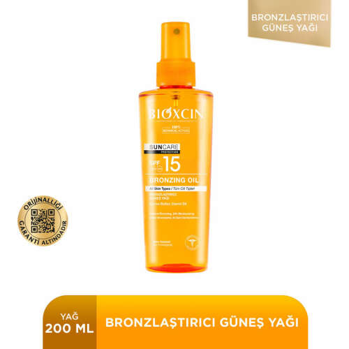 Bioxcin Sun Care Tüm Ciltler için Bronzlaştırıcı Yağ SPF 15 200 ml - 2