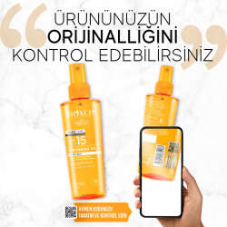 Bioxcin Sun Care Tüm Ciltler için Bronzlaştırıcı Yağ SPF 15 200 ml - 8