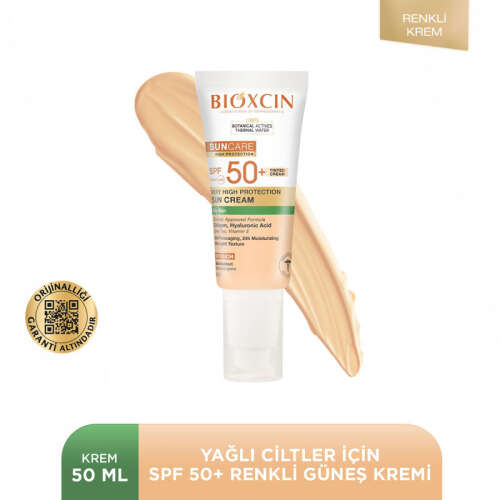 Bioxcin Sun Care Yağlı Ciltler için Güneş Kremi SPF 50+ 50 ml - Renkli - 3