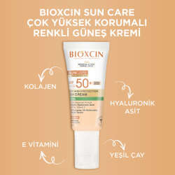 Bioxcin Sun Care Yağlı Ciltler için Güneş Kremi SPF 50+ 50 ml - Renkli - 4