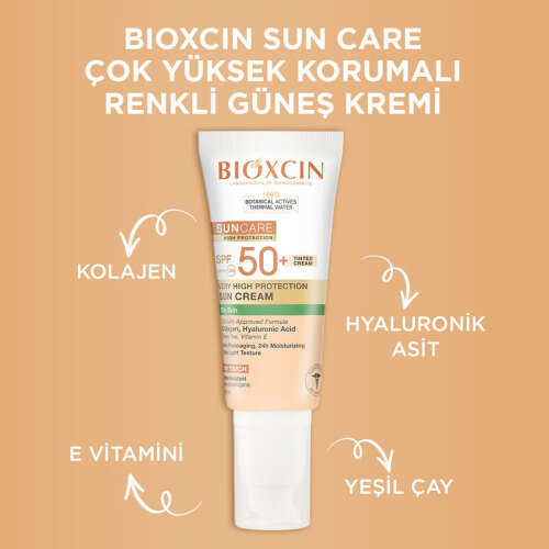 Bioxcin Sun Care Yağlı Ciltler için Güneş Kremi SPF 50+ 50 ml - Renkli - 4