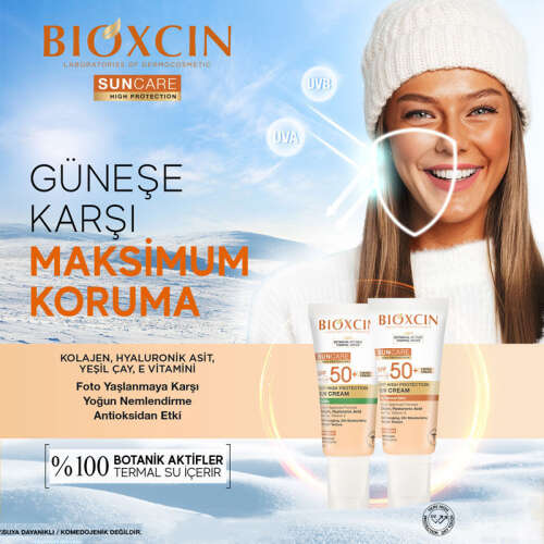 Bioxcin Sun Care Yağlı Ciltler için Güneş Kremi SPF 50+ 50 ml - Renkli - 7