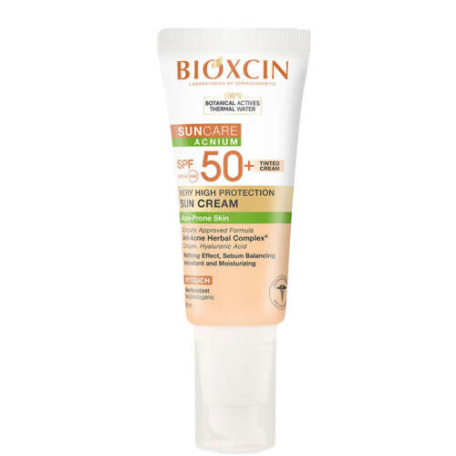 Bioxcin Suncare Acnium Tinted Spf50+ Güneş Kremi 50 ml - 1