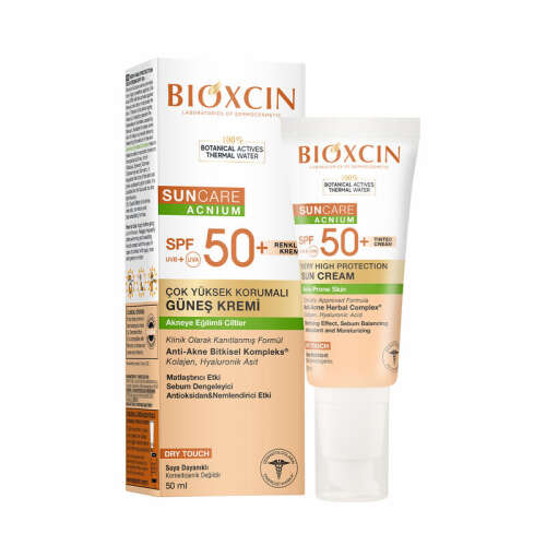 Bioxcin Suncare Acnium Tinted Spf50+ Güneş Kremi 50 ml - 2