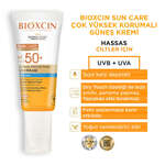 Bioxcin Suncare Spf50+ Hassas Cilt Güneş Kremi 50 ml - Thumbnail