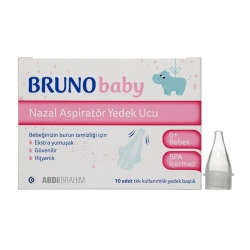 Bruno Baby Nazal Aspiratör Yedek Ucu 10 Adet - 3