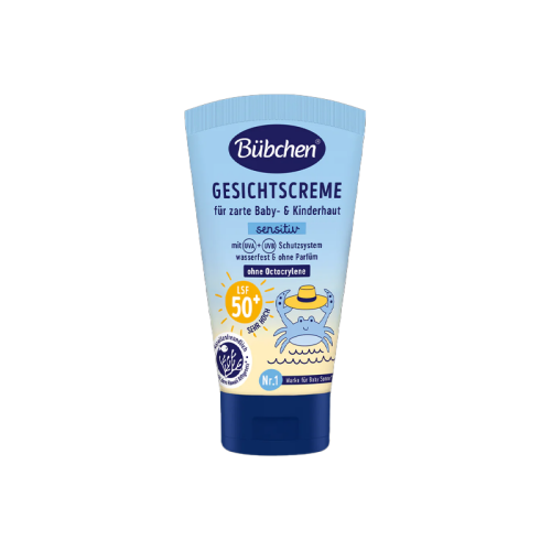 Bübchen Bebek ve Çocuk Hassas Güneş Koruyucu Yüz Kremi SPF50 50 ml - 1