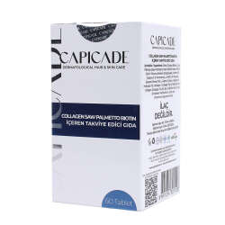 Capicade Collagen Saw Palmetto Biotin İçeren Takviye Edici Gıda 60 Tablet - 3