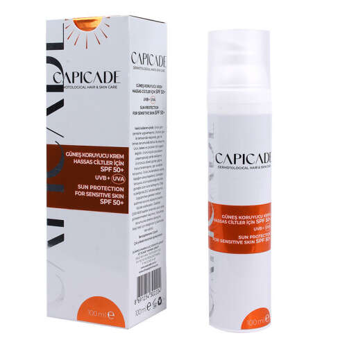 Capicade SPF 50+ Hassas Ciltler İçin Güneş Koruyucu Krem 100 ml - 2