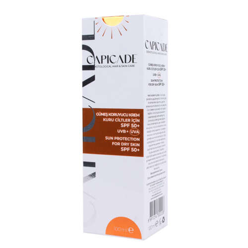 Capicade SPF50+ Kuru Ciltler İçin Güneş Koruyucu Krem 100 ml - 2