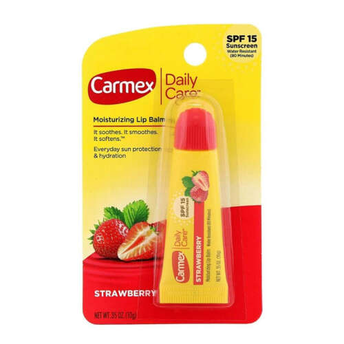 Carmex Lip Balm Stick Strawberry Spf15+ 10 gr - 1