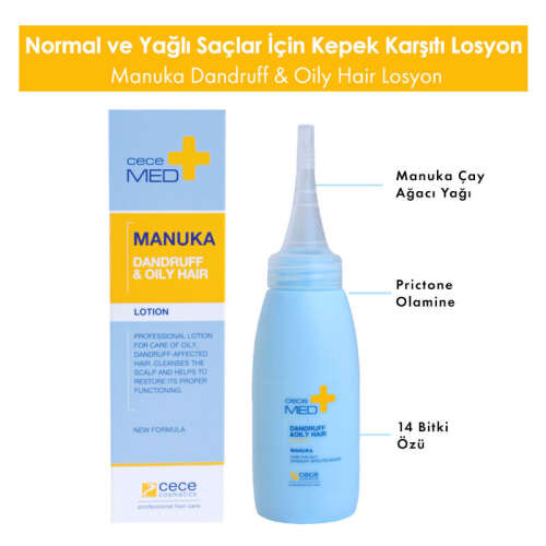 CeceMED Manuka Yağlı Kepek Karşıtı Losyon 75 ml - 2