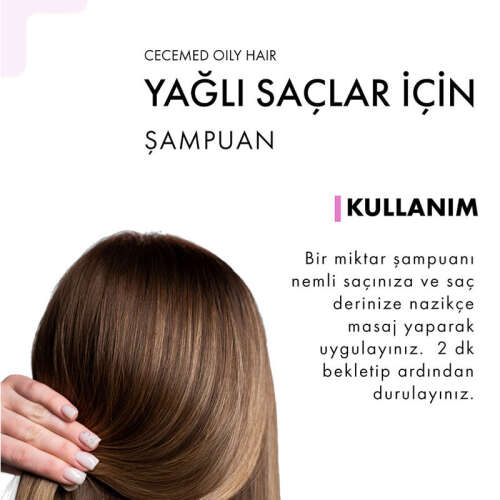 CeceMED Yağlı Saçlar İçin Şampuan 300 ml - 4