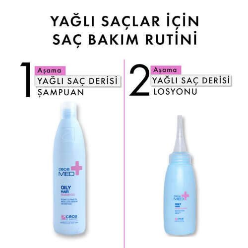 CeceMED Yağlı Saçlar İçin Şampuan 300 ml - 5