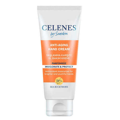 Celenes By Sweden Sea Buckthorn Parfümsüz Yaşlanma Karşıtı El Bakım Kremi 75 ml - 1