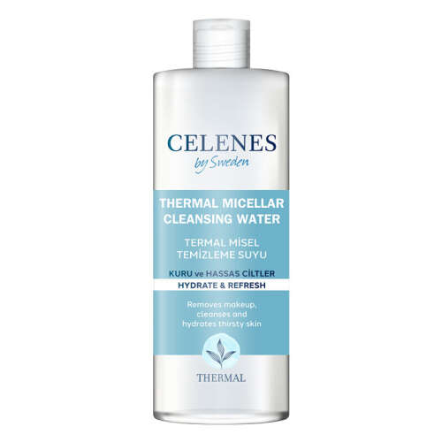 Celenes By Sweden Thermal Misel Temizleme Suyu-Kuru ve Hassas Ciltler 250 ml - 1