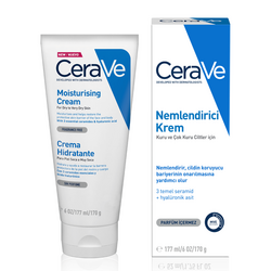 Cerave Nemlendirici Yüz Ve Vücut Kremi - Kuru Ciltler İçin Seramid Ve Hyalüronik Asit İçerikli 177 ml