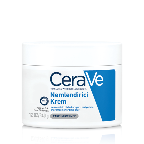 CeraVe Nemlendirici Yüz Ve Vücut Kremi - Kuru Ciltler İçin Seramid Ve Hyalüronik Asit İçerikli 340 gr - 1